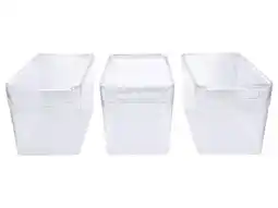 Lidl SILVERCREST Koelkast-organizer met deksel, 3-delige set, 5 L aanbieding