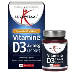Trekpleister Lucovitaal Vitamine D3 25mcg Capsules aanbieding
