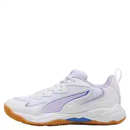 Wehkamp Puma Solarflash senior imitatieleren voetbalschoenen - wit/lila aanbieding