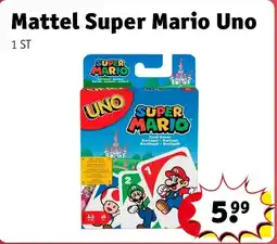 Kruidvat Mattel Super Mario Uno aanbieding