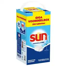 Trekpleister Sun Original All-in-1 Vaatwastabletten aanbieding