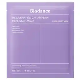 Kruidvat Biodance Rejuvenating Caviar PDRN Real Deep Facial Sheet Mask aanbieding