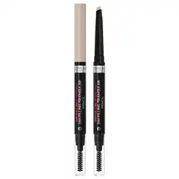 Kruidvat L'Oréal Paris Infaillible 24H Brow 8.0 Light Cool Blond Filling Triangular Pencil aanbieding