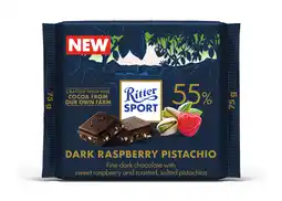 Albert Heijn Ritter Sport Dark raspberry pistachio aanbieding