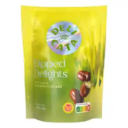 Albert Heijn Delicata Dipped delights pistache melkchocolade aanbieding
