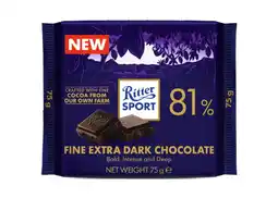 Albert Heijn Ritter Sport Fine extra dark chocolate aanbieding