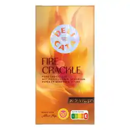 Albert Heijn Delicata Reep fire crackle pure chocolade aanbieding