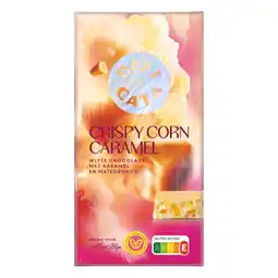 Albert Heijn Delicata Reep crispy corn caramel witte chocolade aanbieding