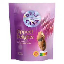 Albert Heijn Delicata Dipped delights pecan truffel aanbieding