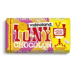 Albert Heijn Tony's Chocolonely Reep melk crunchy popcorn aanbieding