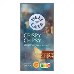 Albert Heijn Delicata Reep crispy chipsy melkchocolade aanbieding