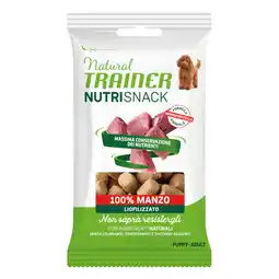 Zooplus 2 x 20 g + 1 x 20 g gratis! Natural Trainer hondensnacks 3 x 20 g - Rundvlees aanbieding