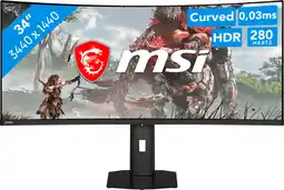 Coolblue MSI MAG 341CQP QD-OLED X28 aanbieding