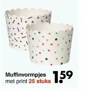 Wibra Muffinvormpjes aanbieding