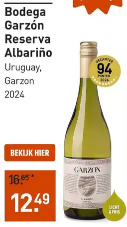 Gall & Gall Bodega Garzón Reserva Albariño aanbieding