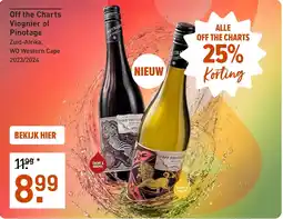 Gall & Gall Off the Charts Viognier of Pinotage aanbieding