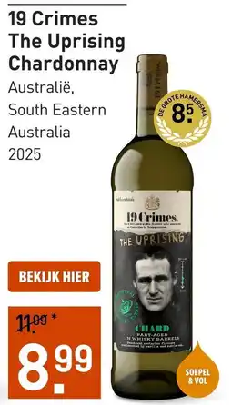 Gall & Gall 19 Crimes The Uprising Chardonnay aanbieding