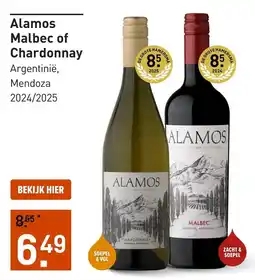 Gall & Gall Alamos Malbec of Chardonnay aanbieding