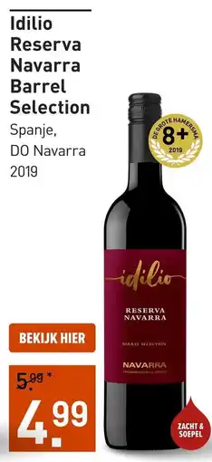 Gall & Gall Idilio Reserva Navarra Barrel Selection aanbieding