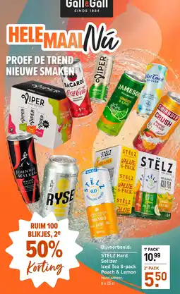 Gall & Gall Stelz hard seltzer aanbieding