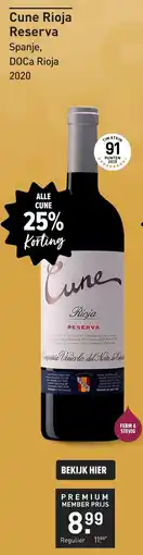 Gall & Gall Cune Rioja Reserva aanbieding