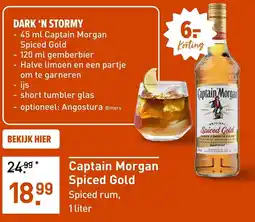 Gall & Gall Captain Morgan Spiced Gold aanbieding