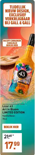 Gall & Gall Licor 43 Art in Bloom Limited Edition aanbieding