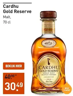 Gall & Gall Cardhu Gold Reserve aanbieding