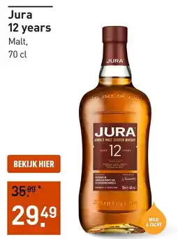 Gall & Gall Jura 12 years aanbieding