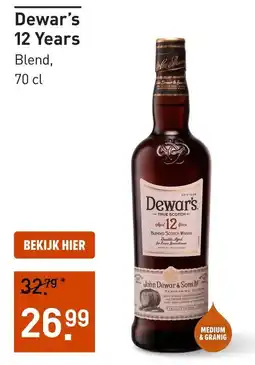 Gall & Gall Dewar's 12 Years aanbieding