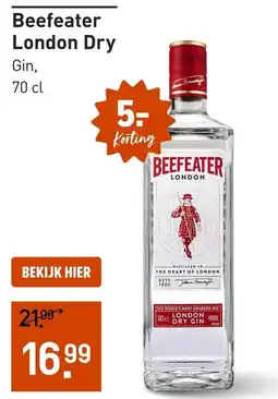 Gall & Gall Beefeater London Dry aanbieding