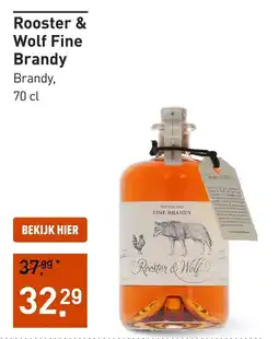 Gall & Gall Rooster & Wolf Fine Brandy aanbieding