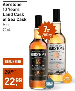 Gall & Gall Aerstone 10 Years Land Cask of Sea Cask aanbieding