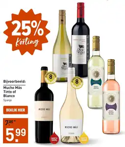 Gall & Gall Mucho Más Tinto of Blanco aanbieding