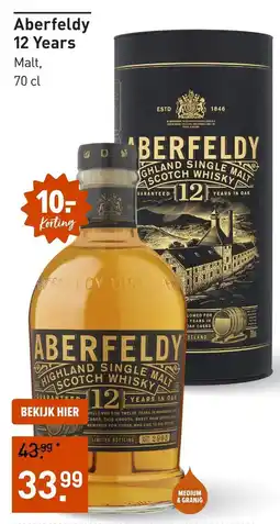 Gall & Gall Aberfeldy 12 Years aanbieding