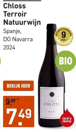 Gall & Gall Chloss Terroir Natuurwijn aanbieding