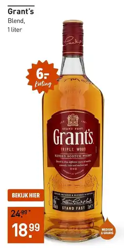 Gall & Gall Grant's Blend aanbieding