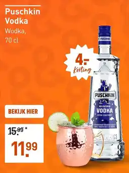 Gall & Gall Puschkin Vodka aanbieding