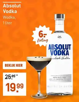 Gall & Gall Absolut Vodka aanbieding