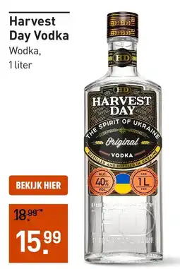 Gall & Gall Harvest Day Vodka aanbieding