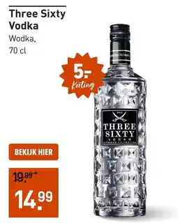 Gall & Gall Three Sixty Vodka aanbieding