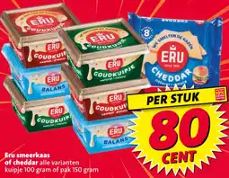 Nettorama Eru smeerkaas of cheddar aanbieding