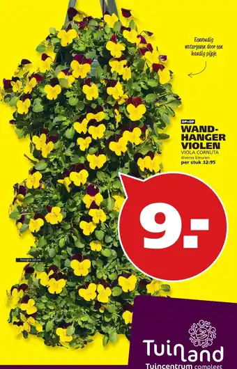 Tuinland wand-hanger violen