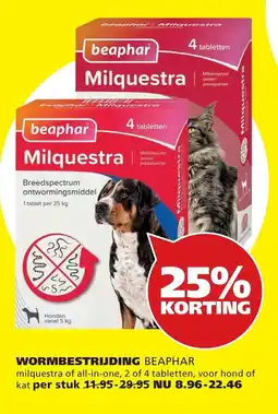 Tuinland beaphar milquestra aanbieding