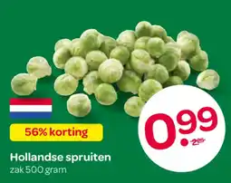 Spar Hollandse spruiten aanbieding