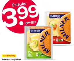 Spar alle Milner kaasplakken aanbieding