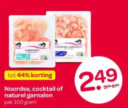 Spar Noordse, cocktail of naturel garnalen aanbieding