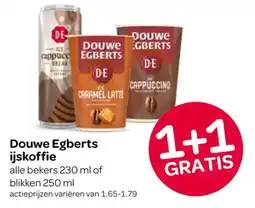 Spar Douwe Egberts ijskoffie aanbieding