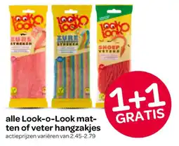 Spar alle Look-o-Look maten of veter hangzakjes aanbieding