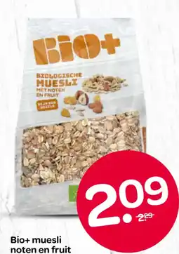Spar Bio+ Muesli Noten en Fruit aanbieding